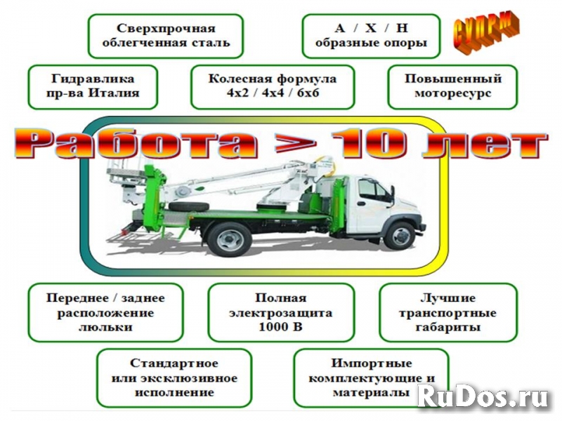 Автогидроподъемники «GM» (РФ) изображение 11