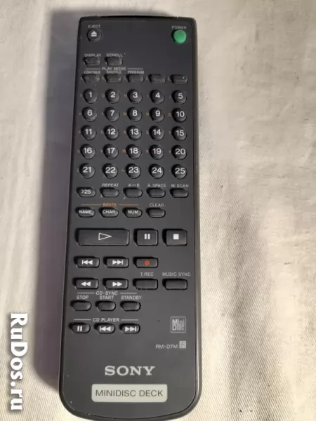 ⁣Пульты SONY  для  минидисковых  дек изображение 12