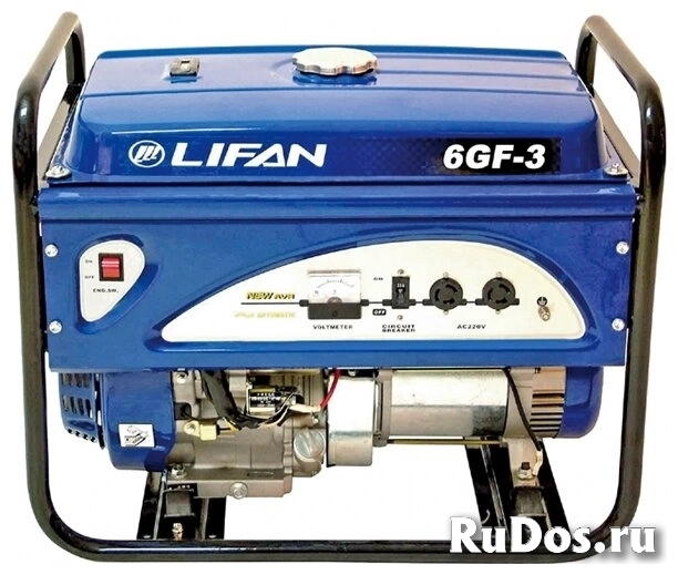 Бензиновый генератор LIFAN 6GF-3 (6000 Вт) фото
