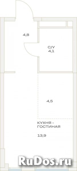 Продам 1 комнатную квартиру 28 м2 изображение 3