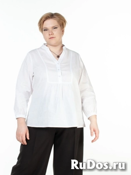 "Макошь- эко одежда" Блузка летняя нарядная хлопок фотка