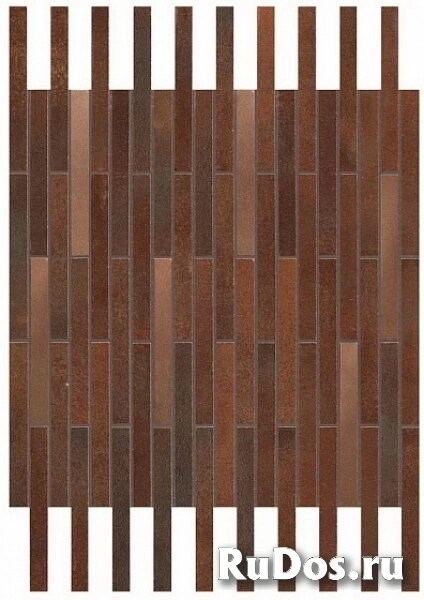 Мозаика Atlas Concorde Blaze Corten Mosaico Twin 36х29 A0UV фото