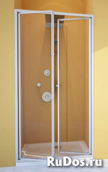 Душевая дверь в нишу GuteWetter Practic Door GK-402 98-102 см стекло бесцветное, профиль матовый хро PRACTIC DOOR GK-402 MCR 1 98-102 фото