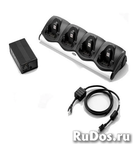 Зарядное устройство (четырехслотовый кредл) (CRD9101-411CES) ZEBRA для MC9100/MC9190 фото