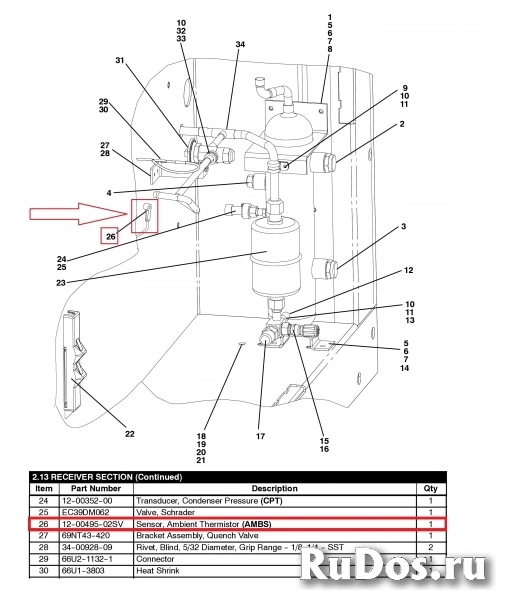 Датчик температурный DTS / AMBS (12-00495-02SV) Carrier изображение 3