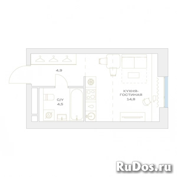Продам 1 комнатную квартиру 24 м2 фото