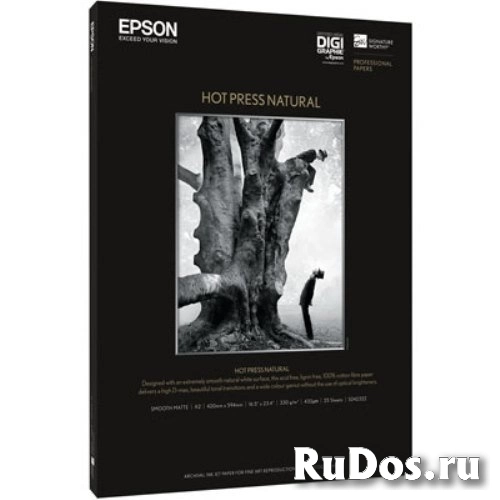 Бумага для принтера А2 Epson Fine Art Paper Hot Press Natural 25 листов (C13S042322) фото