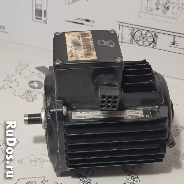 Двигатель вентилятора испарителя StarCool (819589C), б/у изображение 4