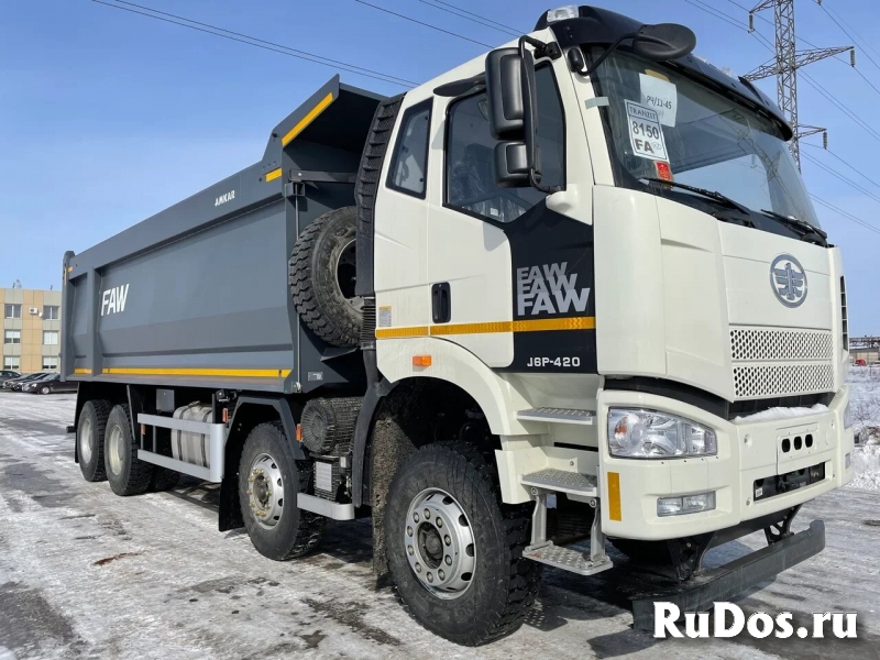 Самосвал FAW CA3310, J6P, 8х4, Euro V, с кузовом Амкаr изображение 6