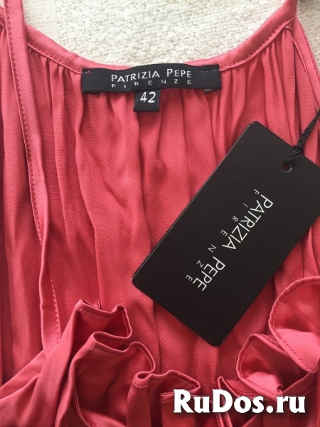 Платье сарафан новый patrizia pepe италия 42 44 46 s m размер роз изображение 3