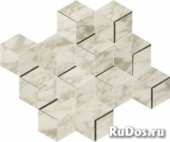 Мозаика/Керамогранит Atlas Concorde Marvel Edge Royal Calacatta Mosaico 3D 30,5x26,4 AEPH, м² фото