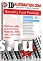 IDAutomation Security Fonts Single Developer License Арт. фото