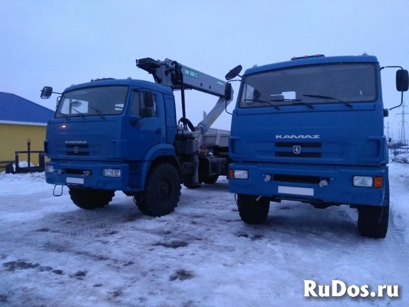 КАМАЗ 44108 тягач с ГМУ ИФ-300 изображение 3