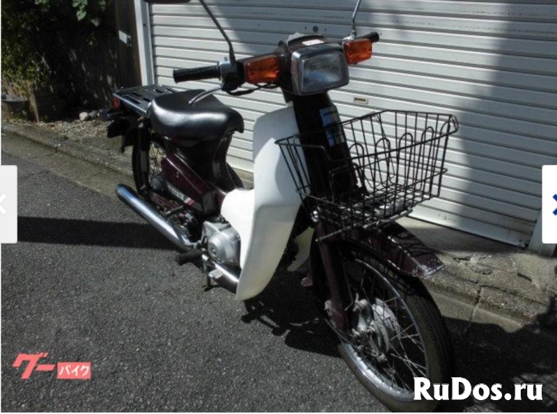 Мотоцикл дорожный Honda Super Cub рама AA01 скутерета корзина изображение 6