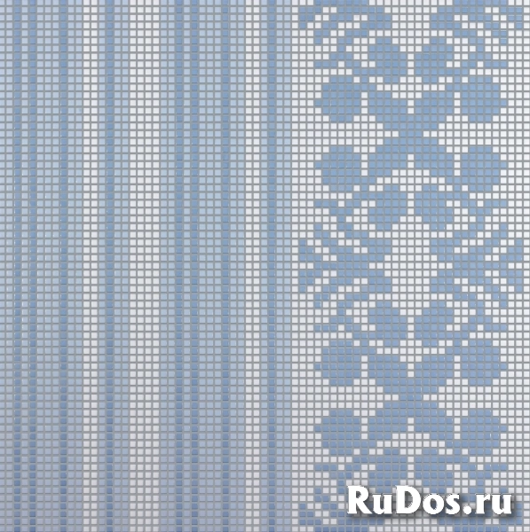 Мозаика облицовочная стеклянная Bisazza Decori Opus Romano Wallpaper Blue ( м2) фото