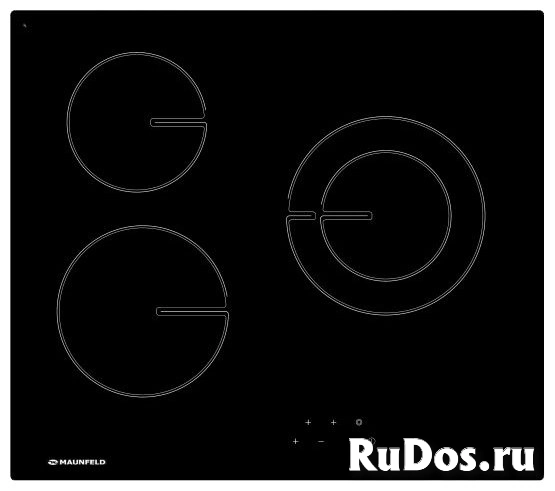 Электрическая варочная панель MAUNFELD MVCE59.3HL.1DZ.R-BK фото