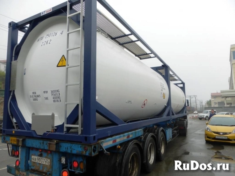 Танк-контейнер объём 25м3 тип Т4, для перевозки нефтепродуктов, новый. изображение 5