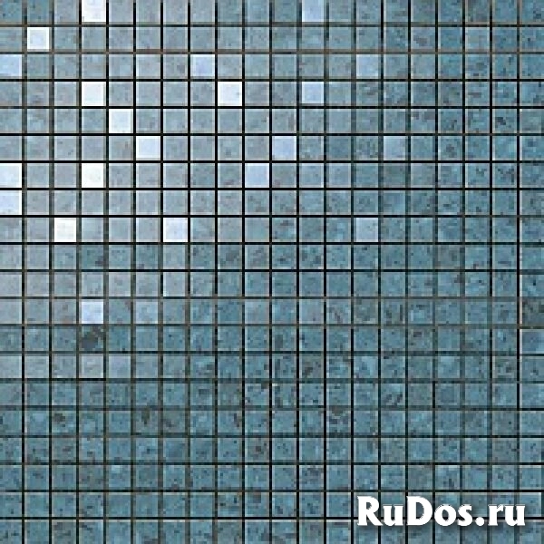 Плитка Atlas Concorde Marvel Gems Marvel Terrazzo Blue Micromosaico 9MZB 30,5x30,5 фото