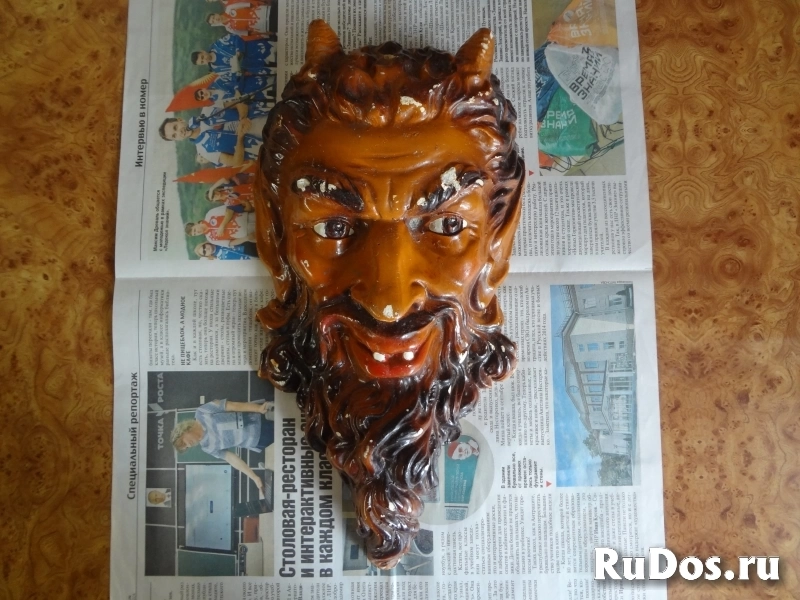 Маска настенная гипсовая Мефистофель фото