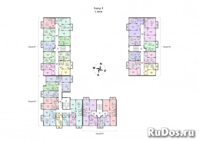 Продам 2 комнатную квартиру 59.02 м2 фотка