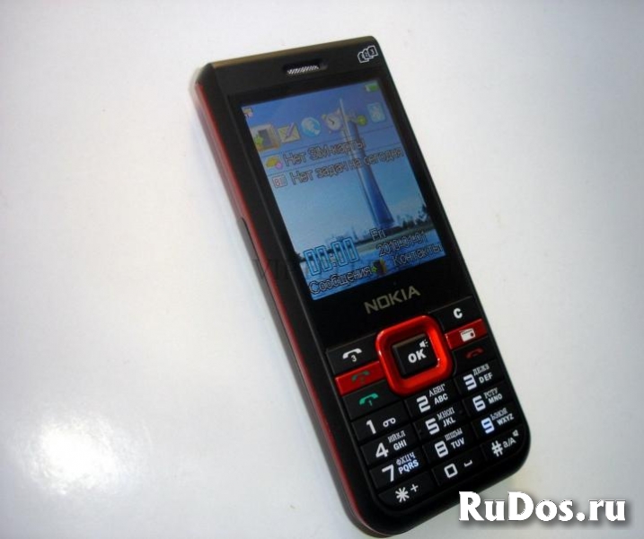 Новый Nokia Xpress Music Black Red (3 сим-карты) изображение 4
