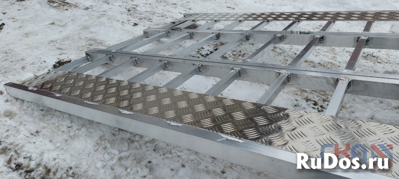 Аппарели алюминиевые для снегохода и квадроцикла с покрытием фотка