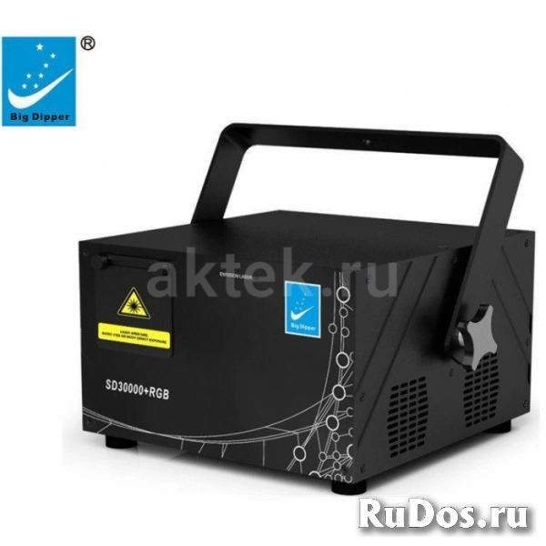 Лазерный проектор BigDipper SD30000+RGB с SD картой фото