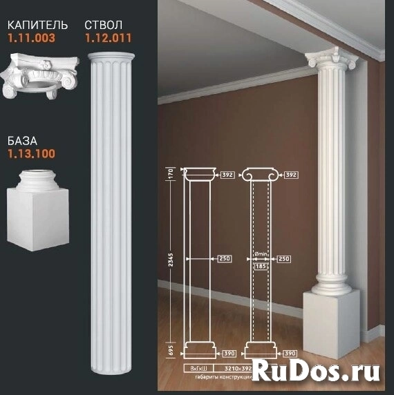 Колонна 1.11.003+1.12.011+1.13.100 Европласт фото