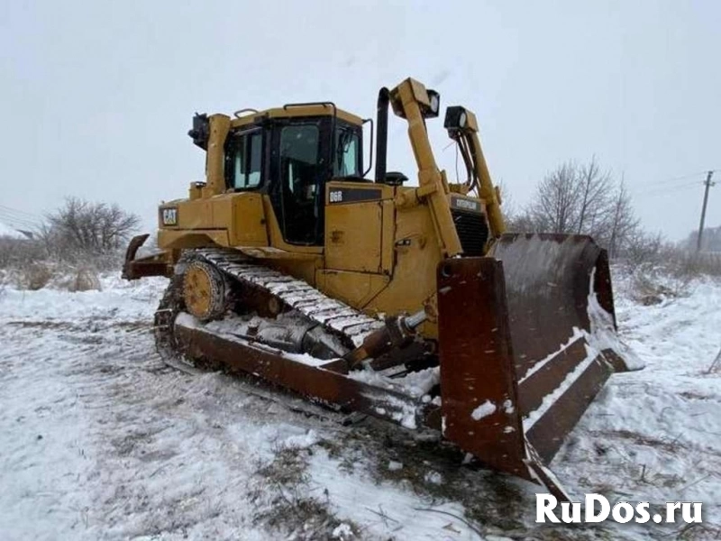 Бульдозер CAT D6R, 9200 м/ч, клыки, болотоход фото