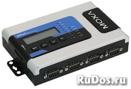 Сервер MOXA NPort 6450 4 port RS-232/422/485 secure device server, 12-48V, Power Adapter фото