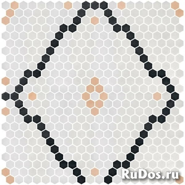 Мозаика Onix Mosaico Hex Geo Patterns 19 30.1x29 фото