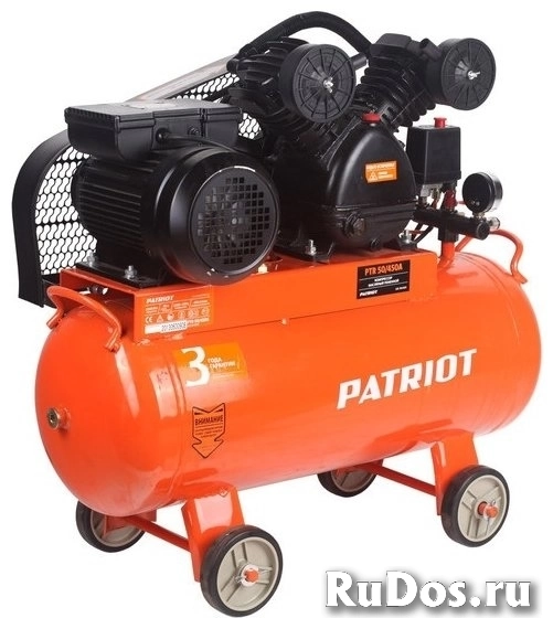 Компрессор масляный PATRIOT PTR 50-450A, 50 л, 2.2 кВт фото