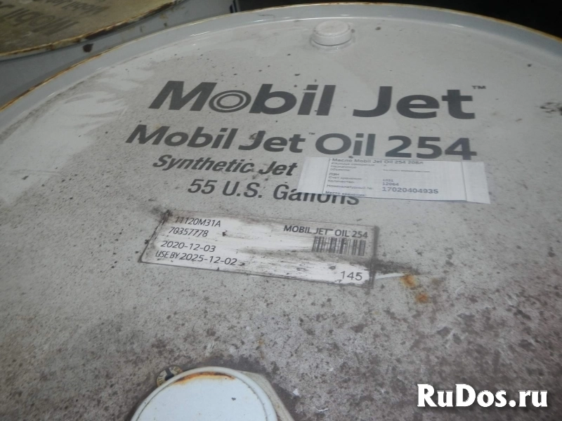 Масло Mobil Jet Oil 254, 3328 л. фото