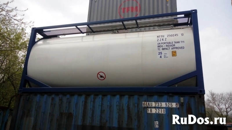 Танк-контейнер тип Т11 объём 25м3 для перевозки нефтехимической продукции, новый. фото