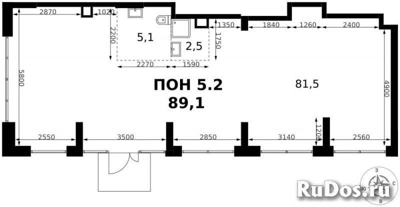 Продам коммерческую недвижимость 89.1 м2 изображение 3