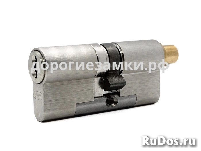 Цилиндр EVVA 3KS ключ-вертушка (размер 41x36 мм) - Никель (3 ключа) фото