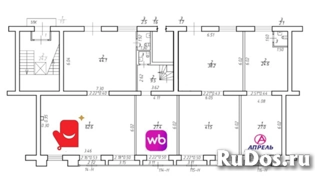 Продажа помещения с арендатором 53,6 м2 изображение 4
