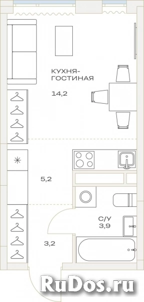 Продам 1 комнатную квартиру 27 м2 фотка