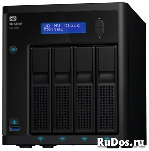 Сетевой накопитель (NAS) Western Digital My Cloud Pro Series PR4100 16TB (WDBKWB0160KBK-EEUE) фото