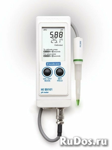 Hanna Instruments HI 99161 pH-метр/термометр для пищевых продуктов (pH/T) фото