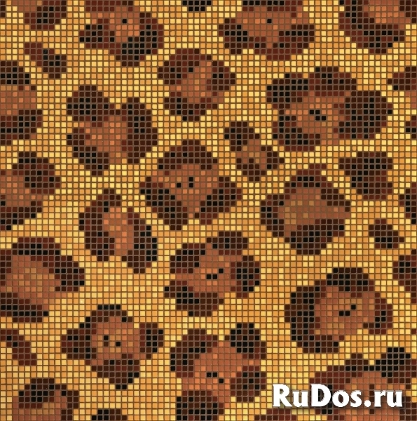 Мозаика облицовочная стеклянная Bisazza Decori Opus Romano Leopard ( м2) фото