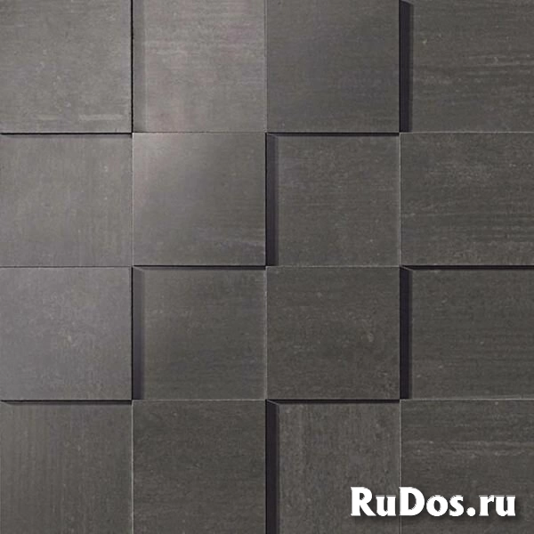 Плитка Atlas Concorde Mark Graphite Mosaico 3D lappato AMYQ 30x30 фото