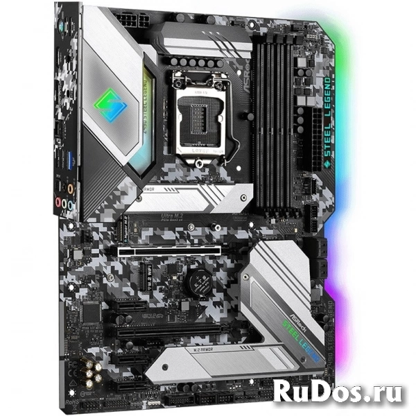 Материнская плата ASROCK Z490 STEEL LEGEND (LGA1200, ATX) фото