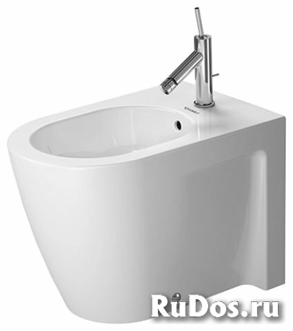 Биде напольное DURAVIT Starck 2 225510 с горизонтальным выпуском фото