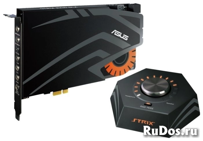 Внутренняя звуковая карта с дополнительным блоком ASUS Strix Raid DLX фото