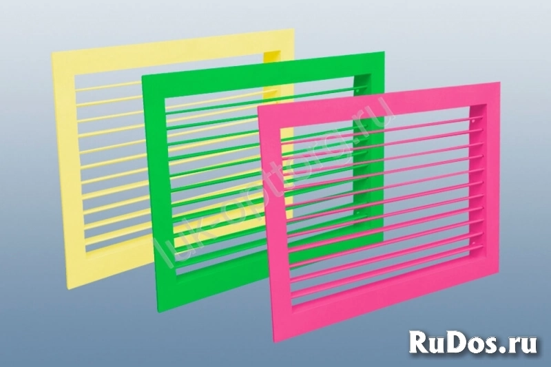 Регулируемая вентиляционная решетка однорядная РАГ (цветная) 1850 * 950 (Ш * В) фото