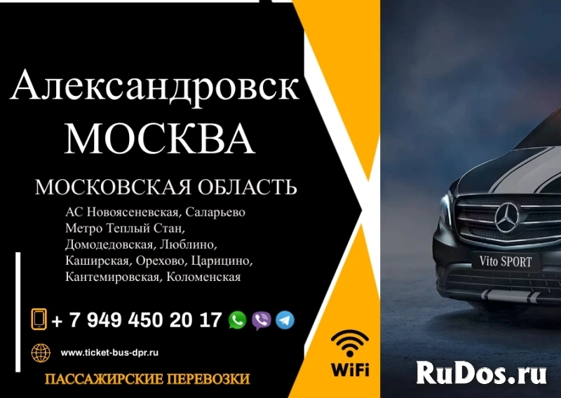 Перевозки пассажирские Александровск МОСКВА билеты автобус фото