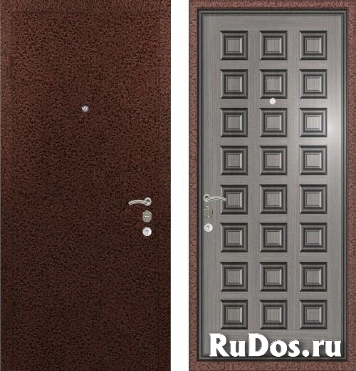 Дверь входная (стальная, металлическая) Ле-Гран (Легран) Массив Шоколад quot;Графитquot; Mottura 54.797 (Италия) фото