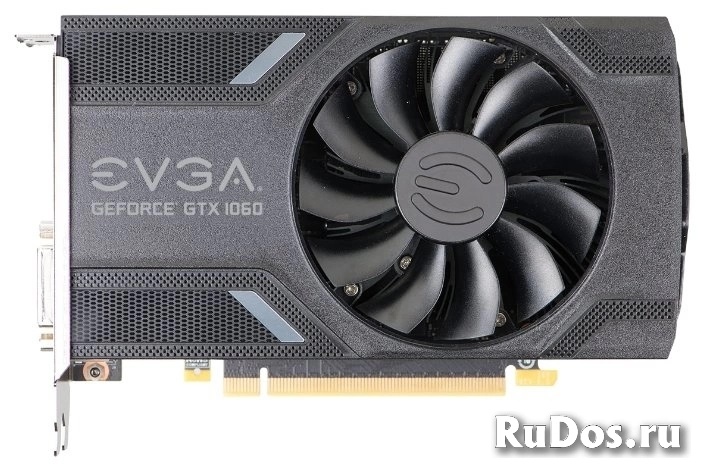 Видеокарта EVGA GeForce GTX 1060 1506Mhz PCI-E 3.0 6144Mb 8008Mhz 192 bit DVI HDMI HDCP фото