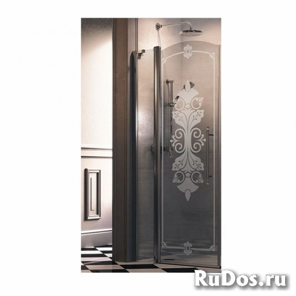 Распашная дверь с неподвижным сегментом Huppe Design Victorian DV0303.092.343 100 см фото